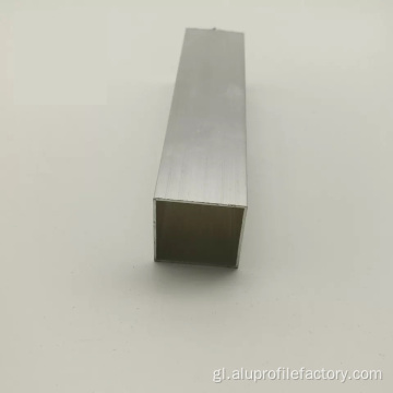 Perfil de aluminio extruído de tubo cadrado personalizado